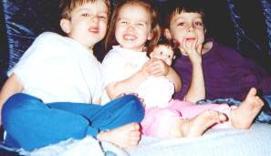 This picture was taken just two weeks after Tricia was born - she was sleeping 3 feet away...