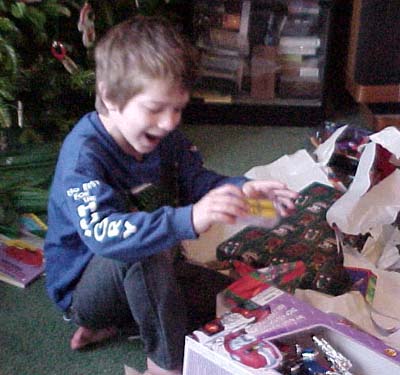Zachary and his new car...