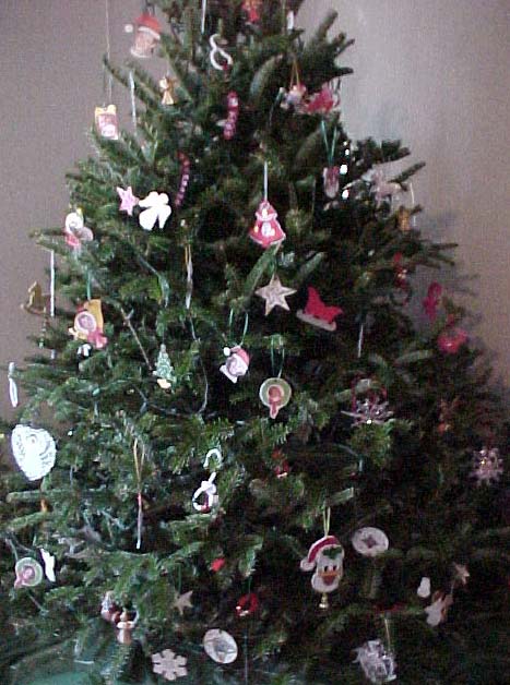 Most of our ornaments are handmade by the little Underwood elves...